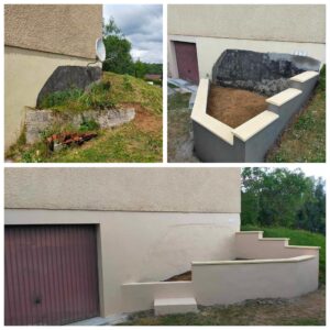 maçonnerie aménagement exterieur malaunay