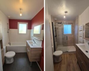 Rénovation salle de bain, plomberie, Aménagement. Maromme