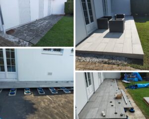 rénovation terrasse sur plots Mesnil Esnard